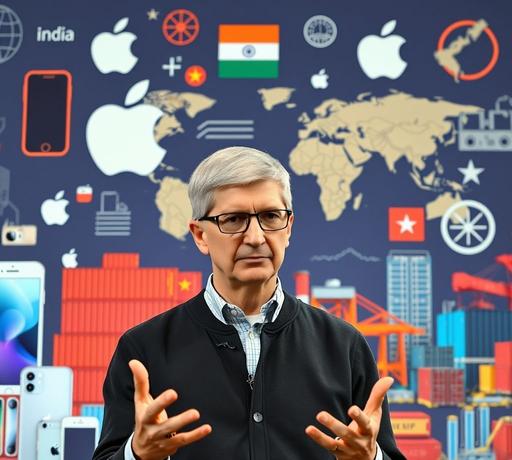 蘋果應對美中貿易變局：靈活調整供應鏈，分散關稅風險