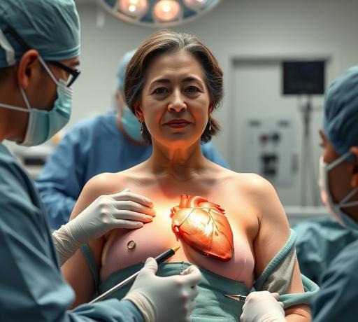 48歲女性主動脈瓣膜重度狹窄及動脈瘤　微創手術成功復原