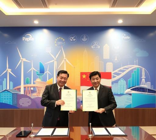 中國印尼簽署經濟發展諒解備忘錄　深化多領域合作