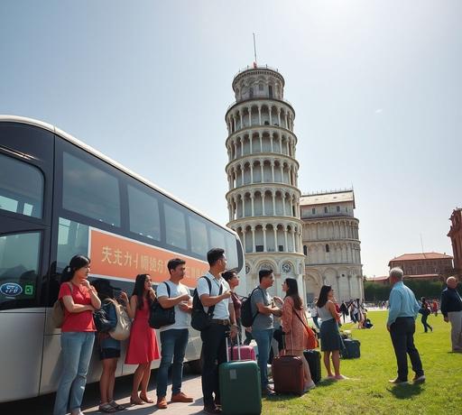 中國旅行團義大利遭重大失竊 比薩斜塔附近巴士遭洗劫