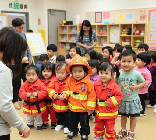 大安幼兒園舉辦親子防災共學 六大關卡實境體驗提升安全意識