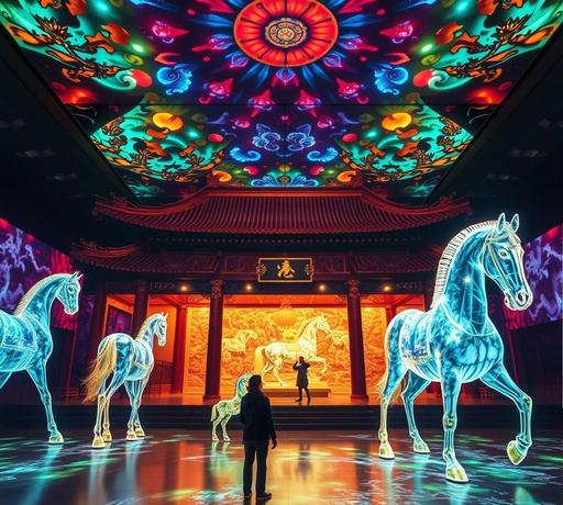 騰躍古今-文化數字藝術展於故宮大高玄殿開幕