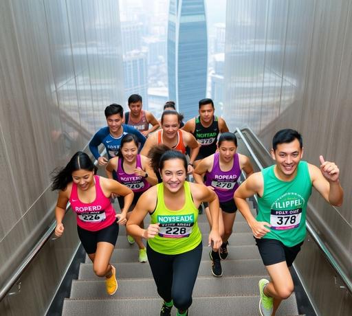 健身工廠領軍101登高賽 展現團隊精神與健康理念