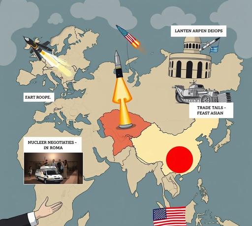 國際局勢動盪：俄烏戰事升級、中東核談判與東亞海域爭議