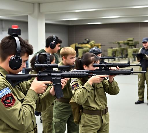 台北10校2,100生參與靶場實彈體驗 女生近四成