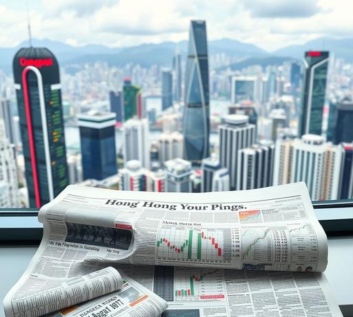 香港主要財經日報印刷與電子平台服務安排