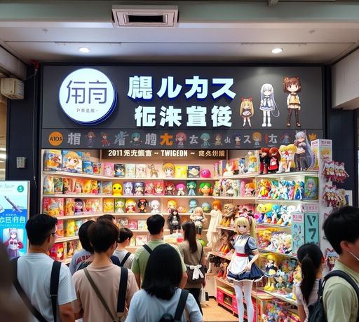 高雄動漫快閃店匯集多元IP 玩具迷一站式朝聖