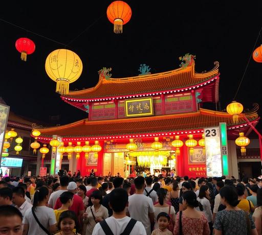 基隆七堵慶濟宮媽祖魁星文化祭湧千人  展現社區凝聚力