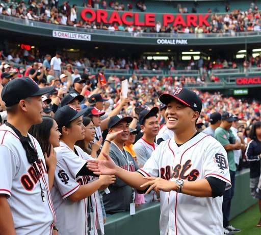 三藩市巨人隊韓國主題日 李政厚成焦點