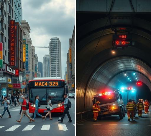 新馬路及關閘連續發生兩宗交通意外