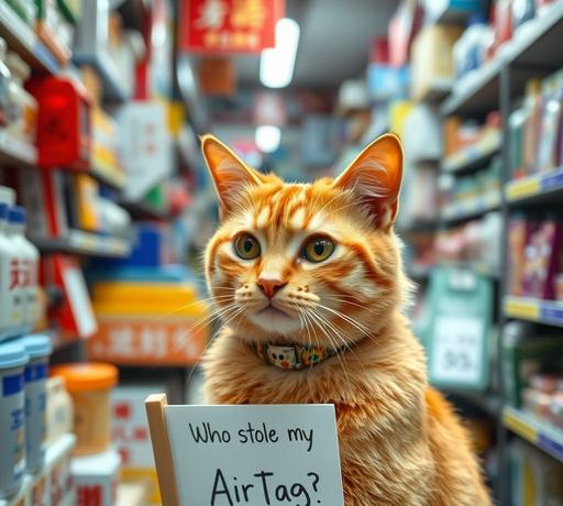 旺角人氣藥房貓「阻 B」AirTag 遭竊，街坊主人無奈尋貓日常