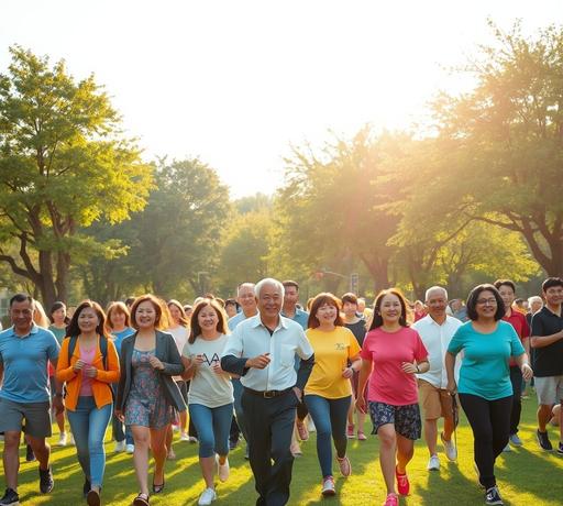 大安南埔健康健行 體驗活力晨曦