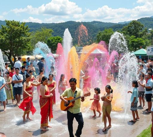 新北泰國潑水節暨移工路跑 活動多元豐富 促進文化交流與社會和諧