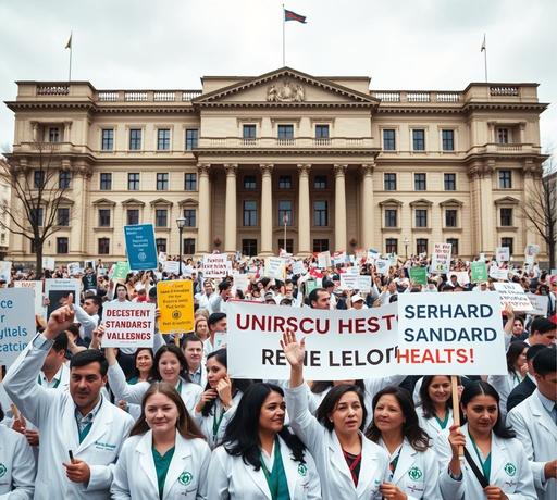 藥師凱道集結抗議衛福部行政命令