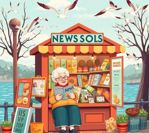 繪本《小報亭》陪長者勇敢擁抱新人生