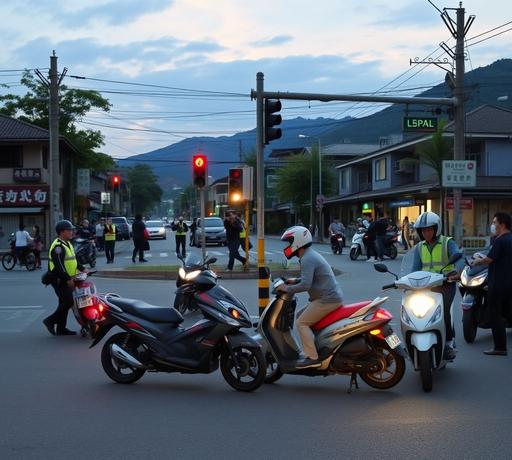 屏東琉球鄉無號誌路口車禍 四人擦傷無大礙