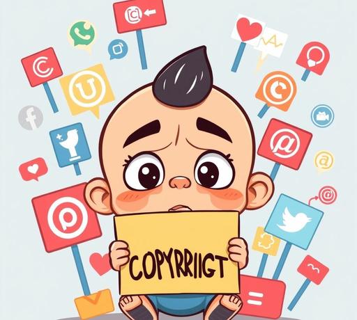 插畫角色『台派寶寶』遭未授權變更立場引發網路著作權爭議