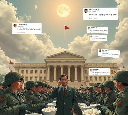 總統府預算遭大刪引爆網戰 基層官兵斷炊說法掀論戰