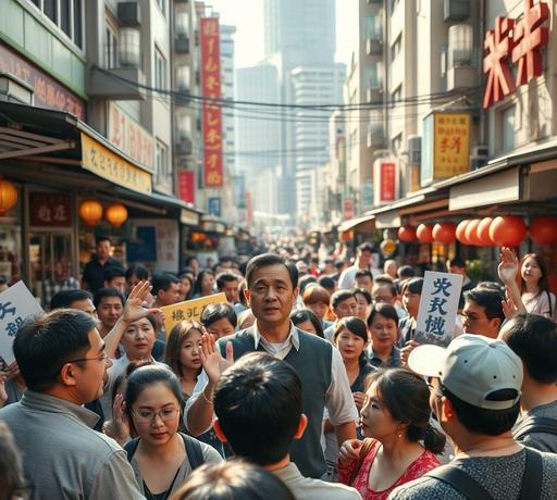 徐巧芯市場宣講現場現不同聲浪 罷免議題激起社會對立