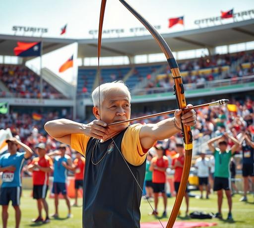 射箭場上的熟齡風華：前奧運國手陳志洋再披戰袍