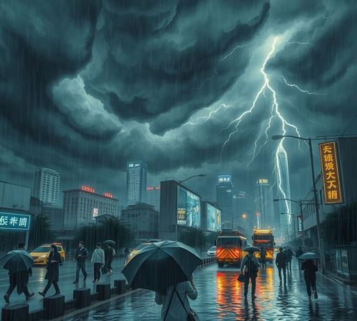 多縣市發布大雨特報　劇烈天氣致多地積水與交通封閉