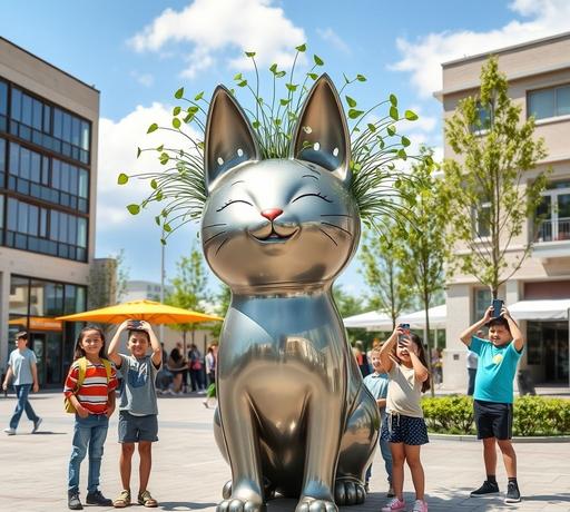 台南西港火災急救與山上花園巨大萌貓成焦點