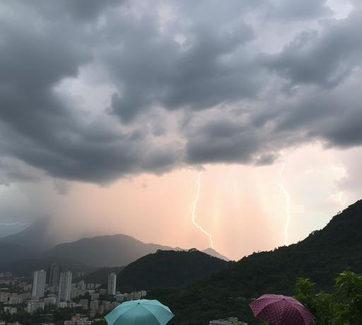 午後強對流劇烈天氣襲台　16縣市雷雨大雨警報、部分地區現冰雹