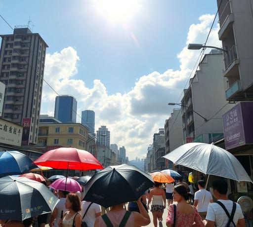 全台熱浪來襲 高溫警示8縣市極端高溫飆38度