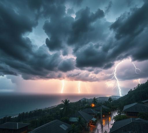 太平洋低壓帶與西南風夾擊 中南部及東南沿海爆發致災性豪雨