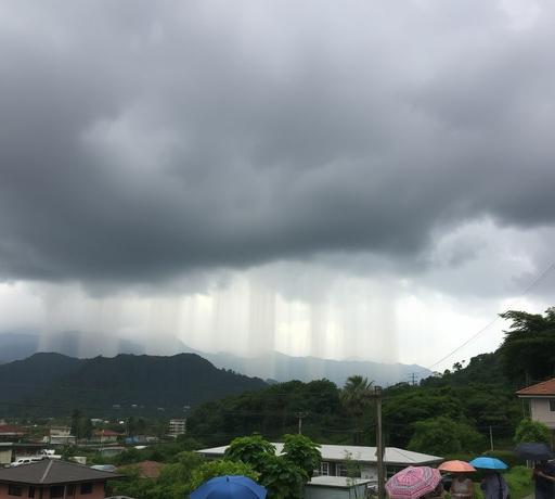 台灣本週天氣持續不穩，南部降雨顯著、颱風潛勢增加