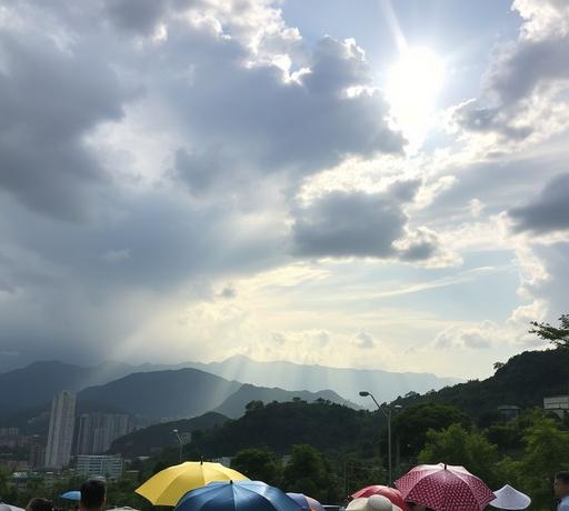 明天鋒面接近 各地大雨高溫午後雷陣雨留意變天