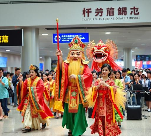 三太子快閃桃機，電音國樂燃爆入境—2025桃園閩南文化節前哨秀震撼登場