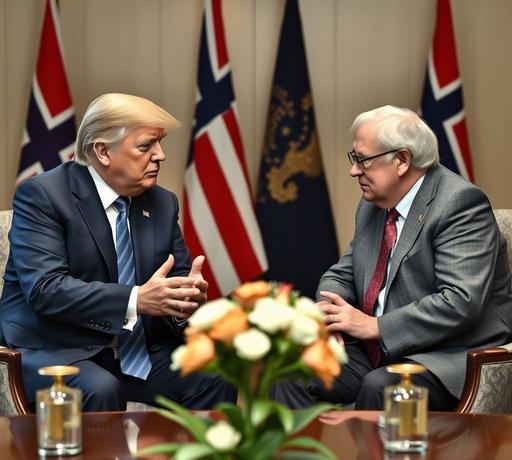 特朗普與挪威首相會談 聚焦貿易合作與俄烏和平前景