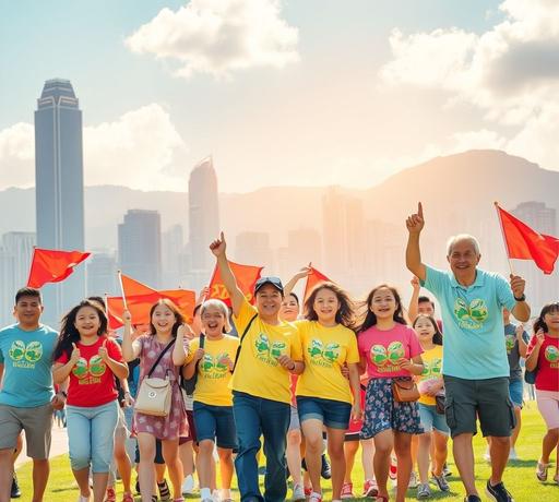 基督教香港崇真會社會服務部賣旗日號召全港攜手傳愛