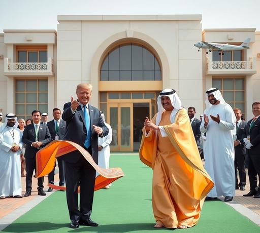 特朗普阿布扎比國事訪問 美阿簽署2,000億美元投資協議