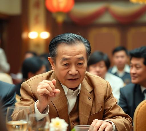 74歲陸一龍現身端午餐會 談黃子佼、孟耿如婚變與演藝圈風波