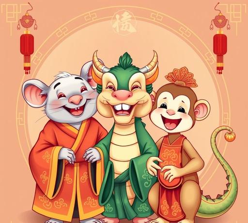 生肖運勢解讀：屬鼠、龍、猴晚年越活越精彩，近期兔、蛇、豬、龍運勢看俏